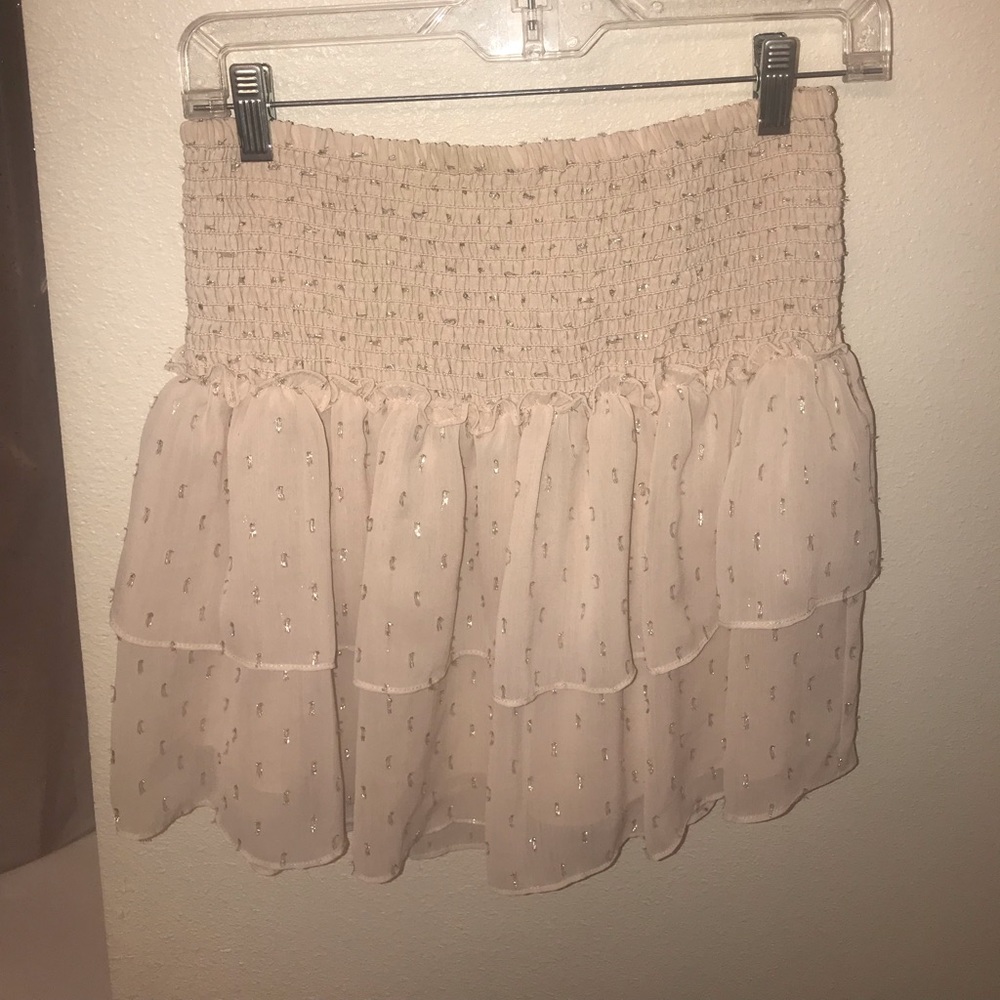 Chelsea & Violet smocked skirt
